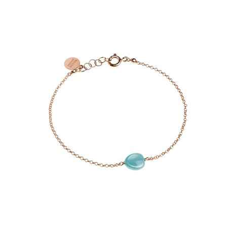 BRACCIALE ACQUAMARINA DONNA ROSSOPREZIOSO SEMINO D'AMORE BC 24406 A Rossoprezioso