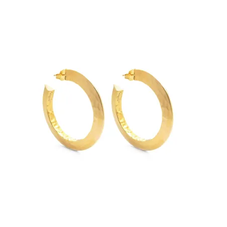 Orecchini cerchio grandi dorati Balde Donna Giovanni Raspini 11783 Giovanni Raspini