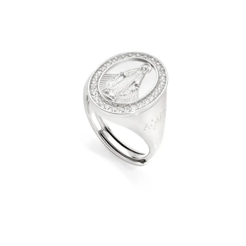 Anello Miracolosa con zirconi bianchi mis.12/16 Donna Amen Anello Miracolosa con zirconi bianchi mis.12/16 Donna Amen