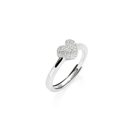 Anello regolabile Mini Cuore pavé Donna Amen RHBOBBZ3 Amen