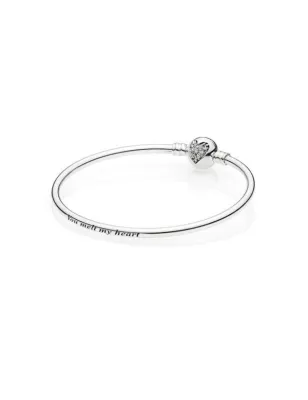 Bracciale rigido Cuore d'Inverno Donna Pandora