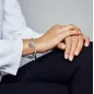 Bracciale rigido lucchetto con Cuore e Albero della Vita Pandora