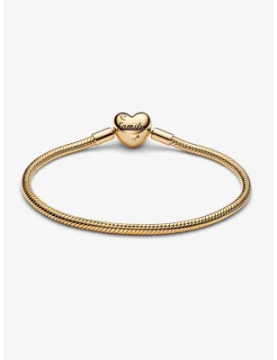 Bracciale dorato con chiusura Albero della Famiglia Pandora