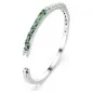 Bracciale rigido Matrix taglio baguette Verde mis.M Donna Swarovski