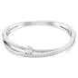 Bracciale rigido Hyperbola bianco mis.L Donna Swarovski