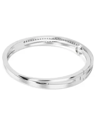 Bracciale rigido Hyperbola bianco mis.L Donna Swarovski