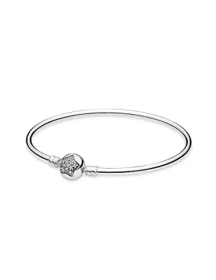 Bracciale rigido con Stella pavé Donna Pandora