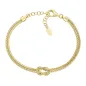 Bracciale dorato Nodo d'Amore Donna Amen Bracciale dorato Nodo d'Amore Donna Amen