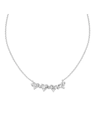 Collana Quadricuore Magnetico Bianco Donna Amen CLPMHBB Amen