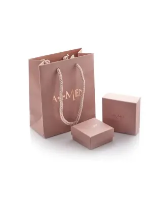 Collana Quadricuore Magnetico Bianco Donna Amen CLPMHBB Amen