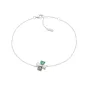 Bracciale Quadricuore verde multicolor Donna Amen Bracciale Quadricuore verde multicolor Donna Amen