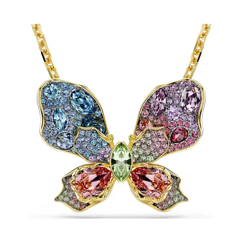 Collana e Spilla Idyllia Fiore Multicolore pavé Donna Swarovski
