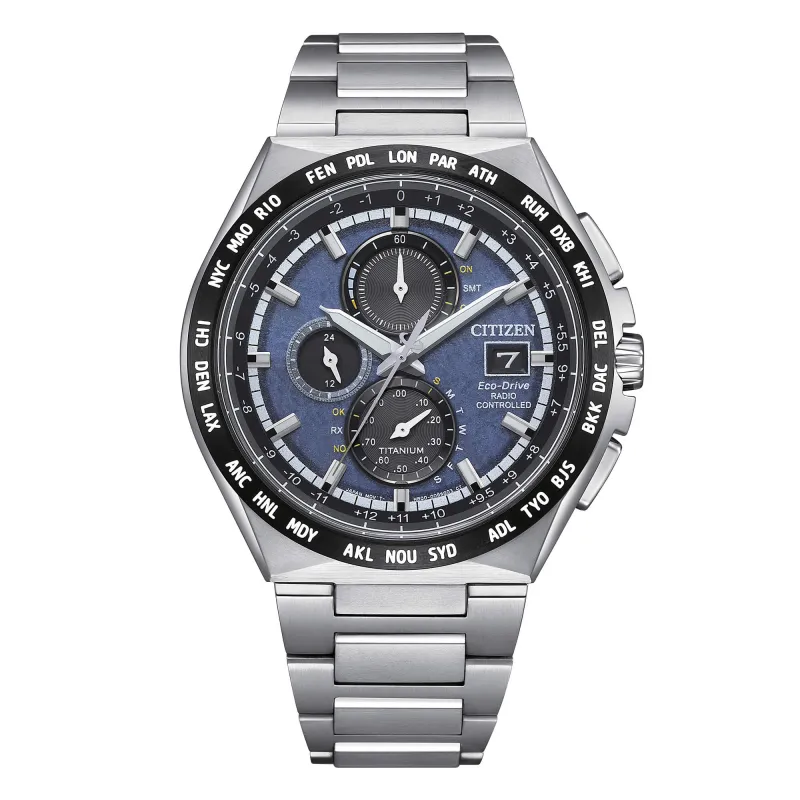 Orologio Radiocontrollato 43mm Uomo Citizen Chrono Supertitanio Orologio Radiocontrollato 43mm Uomo Citizen Chrono Supertitanio