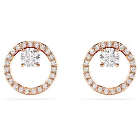 ORECCHINI LOBO CONSTELLA TAGLIO ROUND ORO ROSA SWAROVSKI 5692263 Swarovski