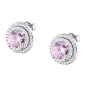 Orecchini Tesori zircone centrale rosa Donna Morellato