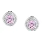 Orecchini Tesori zircone centrale rosa Donna Morellato