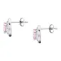 Orecchini Tesori zircone centrale rosa Donna Morellato