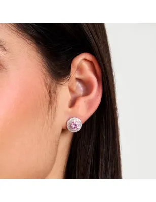 Orecchini Tesori zircone centrale rosa Donna Morellato SAIW273 Morellato