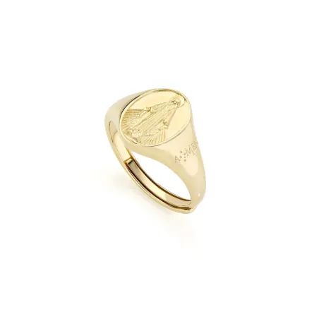Anello dorato chevalier Miracolosa Amen