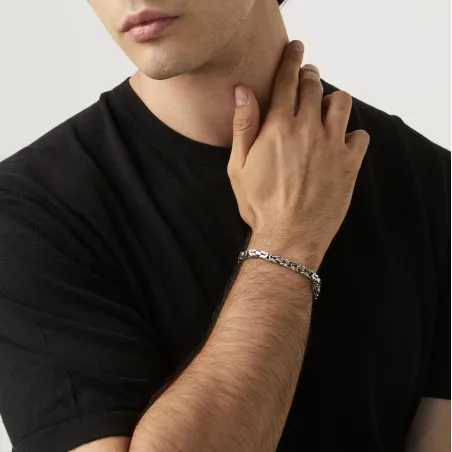 Bracciale Bizantina Quadra Uomo Giovanni Raspini