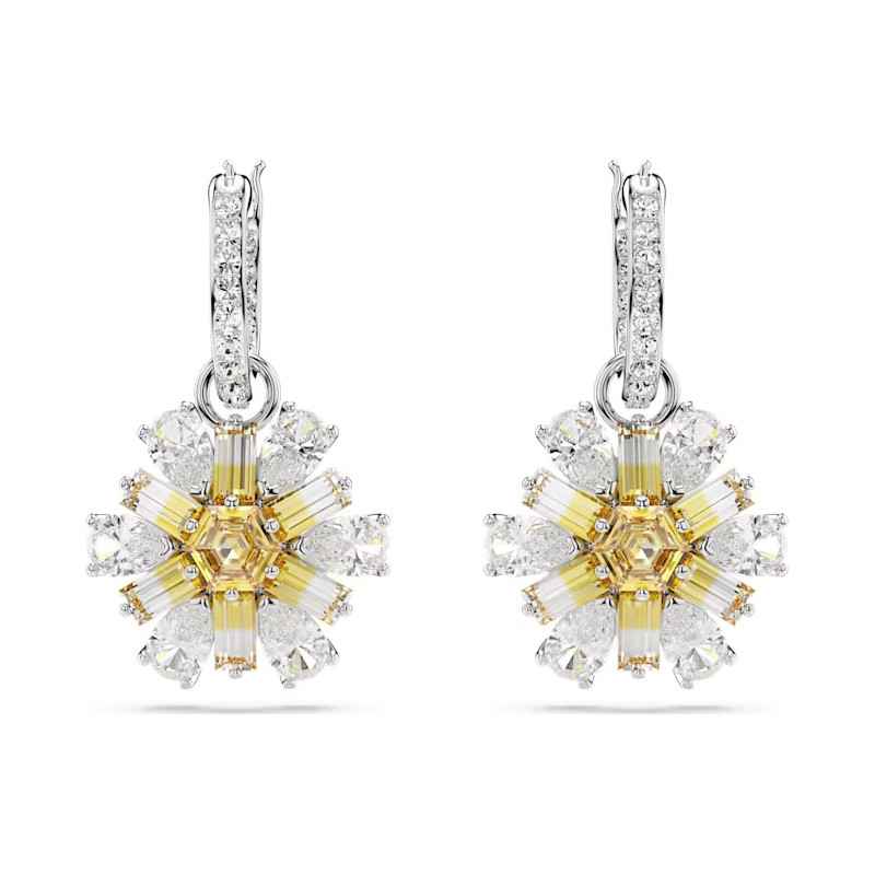 ORECCHINI PENDENTI IDYLLIA FIORE GIALLI SWAROVSKI