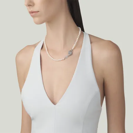Collana Margherita Perle Piccole Donna Giovanni Raspini