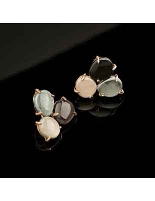 ORECCHINI LADYLIKE STUD DARK ICE ROSSOPREZIOSO OC 23050 DI ROSSOPREZIOSO