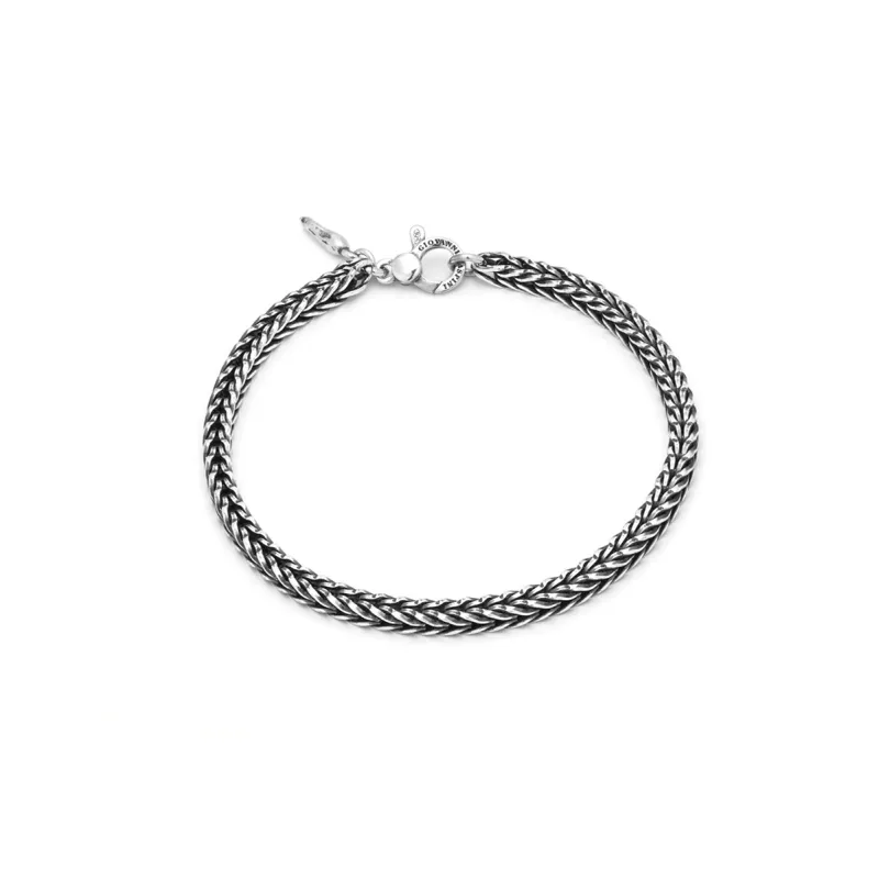 Bracciale Treccia Quadra Uomo Giovanni Raspini