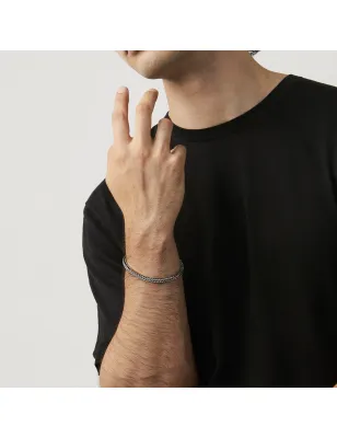 Bracciale Treccia Quadra Uomo Giovanni Raspini