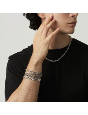 Bracciale Treccia Quadra Uomo Giovanni Raspini 11343L Giovanni Raspini