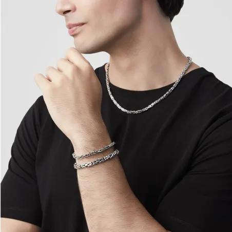 Collana Bizantina Quadra Piccola Uomo Giovanni Raspini