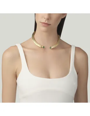 Collana Green Blade Dorata Donna Giovanni Raspini