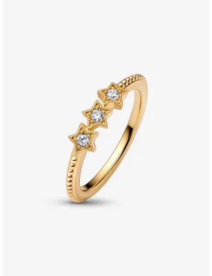 Anello dorato Stelle Celesti Donna Pandora