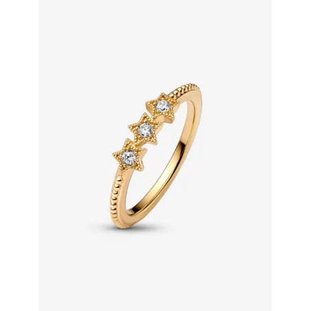 Anello dorato Stelle Celesti Donna Pandora