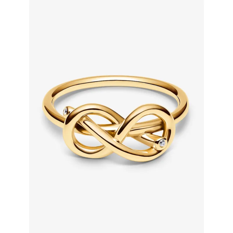 Anello dorato Legame Infinito Donna Pandora Anello dorato Legame Infinito Donna Pandora