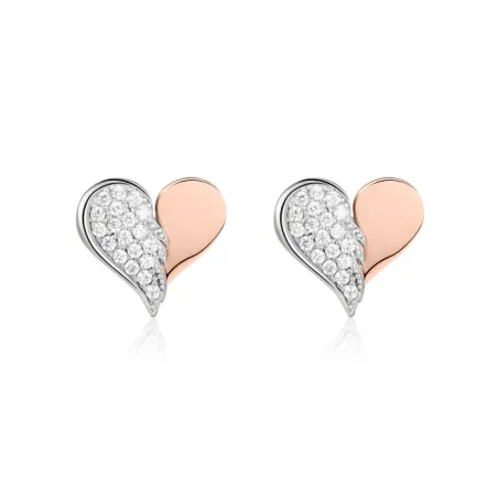 Orecchini con Cuore e Ala Donna Roberto Giannotti