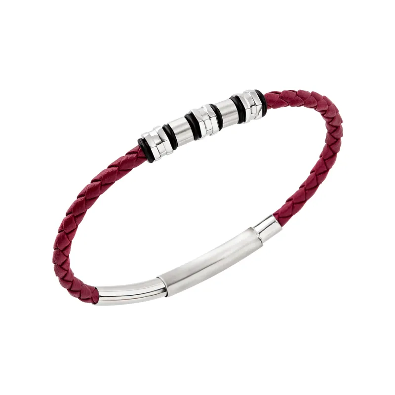 Bracciale Wanderlust Bordeaux Uomo Breil