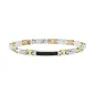 Bracciale Radiant Fiber Silver Gold Uomo Breil Bracciale Radiant Fiber Silver Gold Uomo Breil