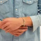 Bracciale Radiant Fiber Silver Gold Uomo Breil Bracciale Radiant Fiber Silver Gold Uomo Breil