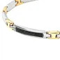 Bracciale Radiant Fiber Silver Gold Uomo Breil Bracciale Radiant Fiber Silver Gold Uomo Breil