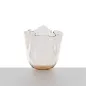 Decorazione Vaso Fazzoletto trasparente moka Donna Venini Decorazione Vaso Fazzoletto trasparente moka Donna Venini