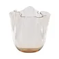 Decorazione Vaso Fazzoletto trasparente moka Donna Venini Decorazione Vaso Fazzoletto trasparente moka Donna Venini