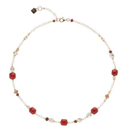 GIROCOLLO MIGNON RED INSTINCT DONNA ROSSOPREZIOSO LINEA MIGNON GC 23726MN RE Rossoprezioso