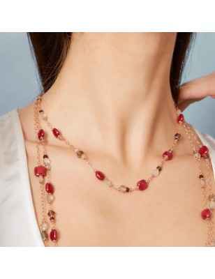GIROCOLLO MIGNON RED INSTINCT DONNA ROSSOPREZIOSO LINEA MIGNON GC 23726MN RE Rossoprezioso