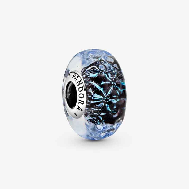 CHARM VETRO DI MURANO OCEANO BLU DONNA PANDORA CHARM VETRO DI MURANO OCEANO BLU DONNA PANDORA