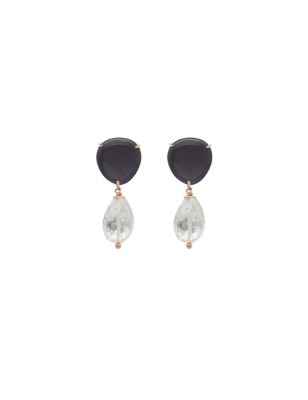 ORECCHINI LADYLIKE STONE BLACK VELVET ROSSOPREZIOSO