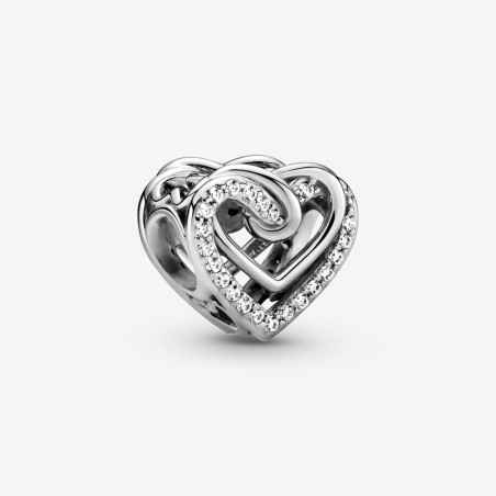 CHARM CUORI INTRECCIATI CON PIETRE DONNA PANDORA  799270C01 Pandora