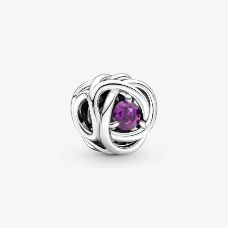 CHARM CERCHIO ETERNO VIOLA FEBBRAIO DONNA PANDORA 790065C02 Pandora