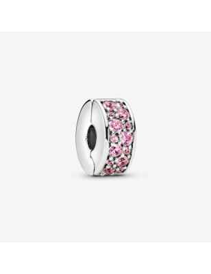 CHARM CLIP CLIP CON PAVÈ ROSA DONNA PANDORA  791817PCZ Pandora