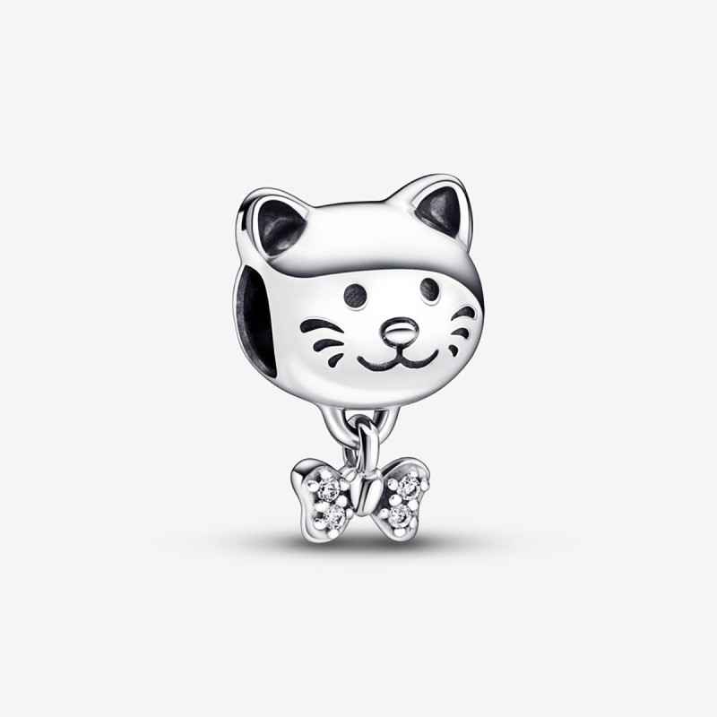 CHARM GATTINO CON FIOCCO DONNA PANDORA MOMENTS CHARM GATTINO CON FIOCCO DONNA PANDORA MOMENTS